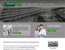Tablet Screenshot of carnahanpropmgmt.com